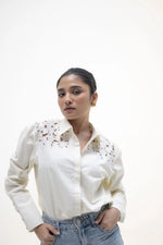 Load image into Gallery viewer, MYRA COTTON POPLIN SHIRT
