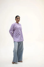 Load image into Gallery viewer, LAVINA ROSETTES SHIRT