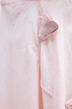 Load image into Gallery viewer, BLUSH LINEN CORSAGE DRESS Bloome