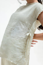 Load image into Gallery viewer, Chloe Linen Applique' Co-ord