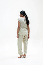 Load image into Gallery viewer, Chloe Linen Applique' Co-ord