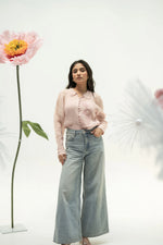 Load image into Gallery viewer, ESTHER ORGANZA EMBELLISHED SHIRT