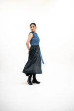 Load image into Gallery viewer, Valerie Denim Applique' Dress