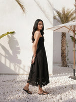 Load image into Gallery viewer, Lina Handcrafted Linen Dress Bloome