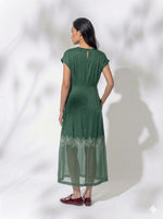 Load image into Gallery viewer, MYRA HANCRAFTED SHEER DRESS