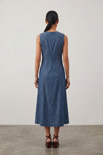 Load image into Gallery viewer, SORA PANEL MIDI DRESS