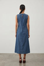 Load image into Gallery viewer, SORA PANEL MIDI DRESS
