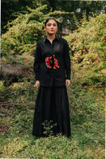 Load image into Gallery viewer, Estrella Pixel Embroidered Linen Shirt