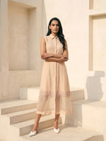 Load image into Gallery viewer, ZEYA SHEER APPLIQUE' DRESS