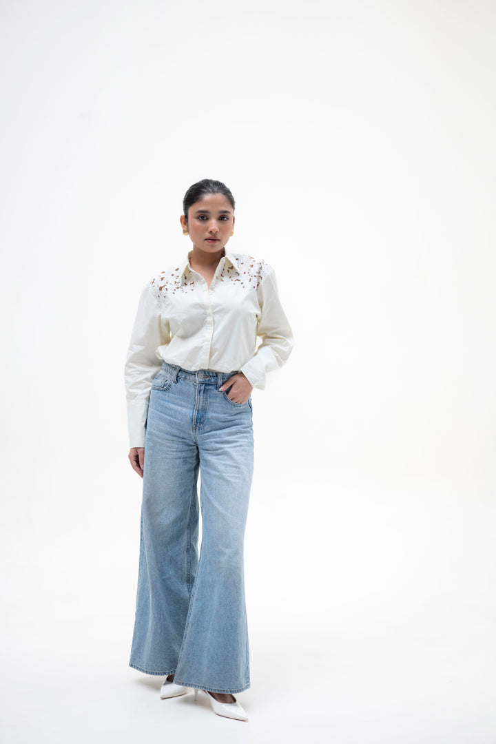 MYRA COTTON POPLIN SHIRT