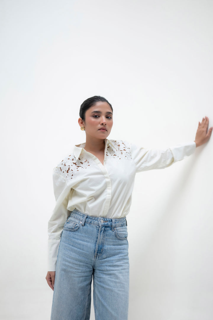 MYRA COTTON POPLIN SHIRT