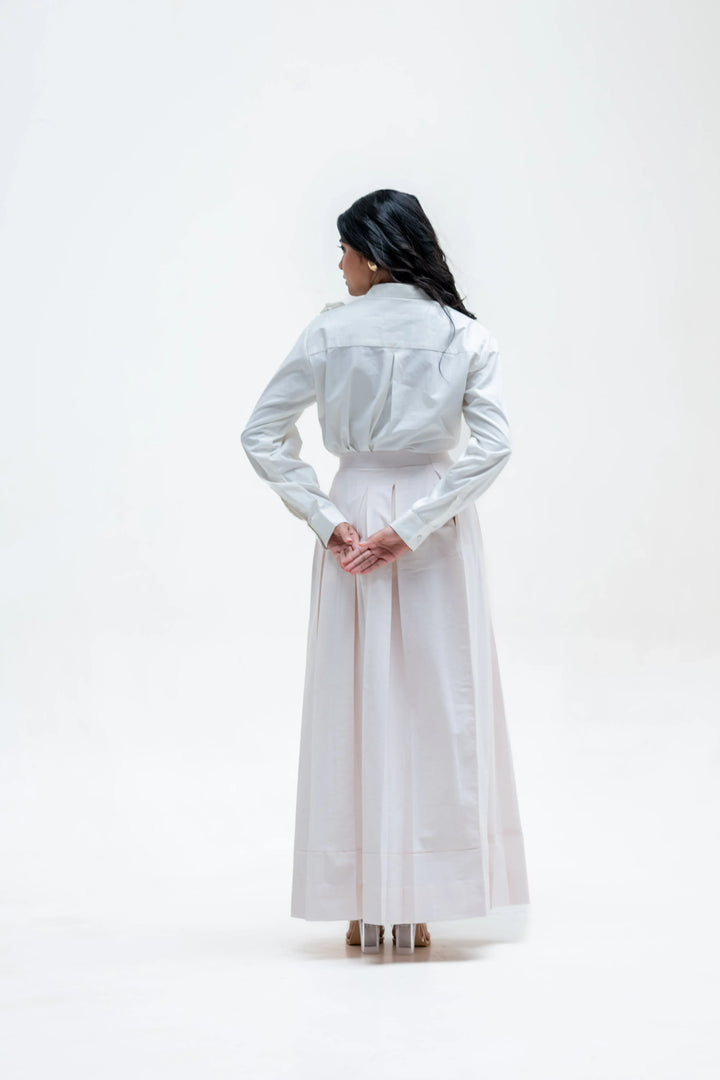 ROSEA CORSAGE SHIRT