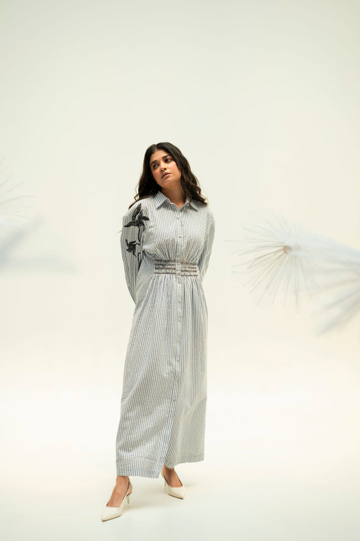 ERIS SEERSUCKER DRESS
