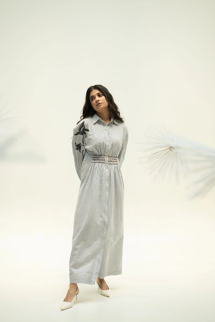 ERIS SEERSUCKER DRESS