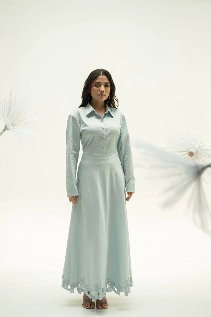 FLEUR OPENWORK DRESS