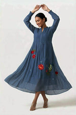 Load image into Gallery viewer, FERN EMBROIDERED DRESS