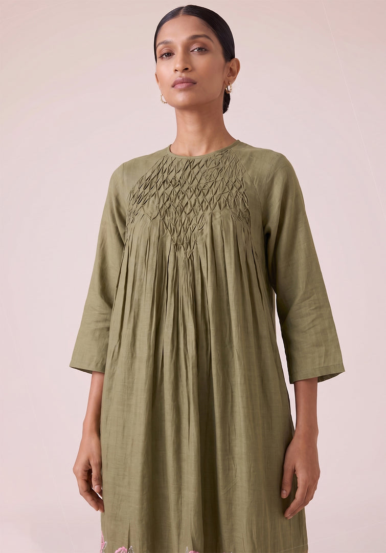 MIREA SMOCKED DRESS