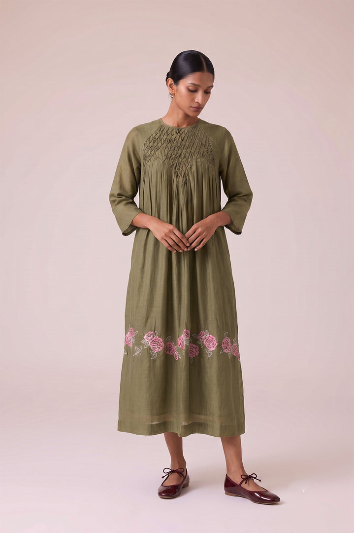 MIREA SMOCKED DRESS