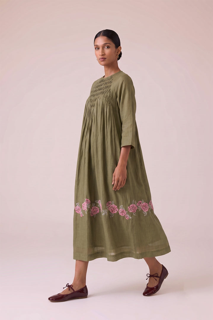 MIREA SMOCKED DRESS