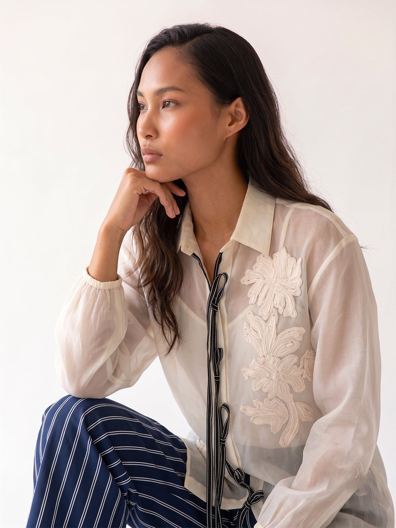 RUE' EMBELLISHED SHIRT