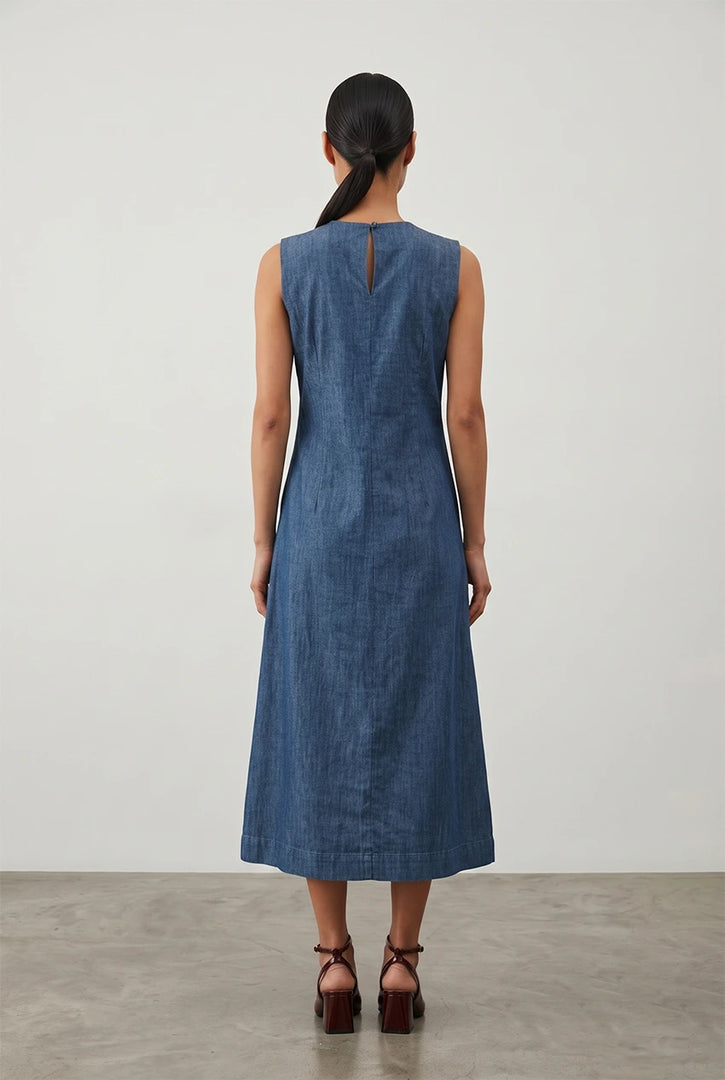 SORA PANEL MIDI DRESS
