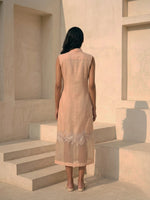 Load image into Gallery viewer, ZEYA SHEER APPLIQUE' DRESS
