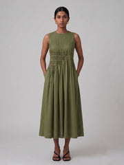 IRA SMOCKED DRESS
