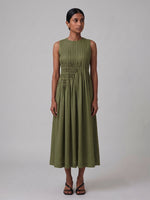 Load image into Gallery viewer, IRA SMOCKED DRESS