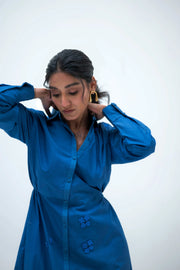 ZYRA 3D APPLQUE DRESS