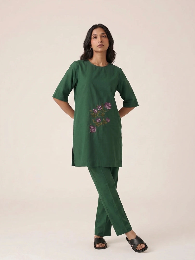 CALLA HAND-EMBROIDERED SET