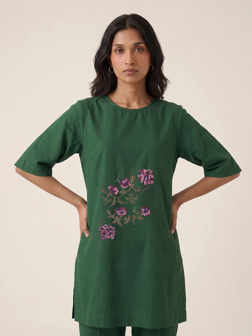 CALLA HAND-EMBROIDERED SET