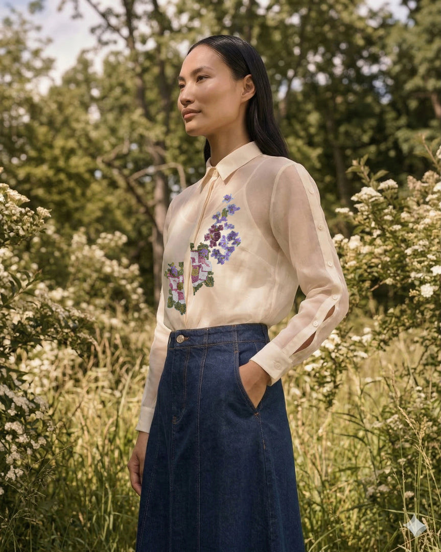 SONNET SHEER SHIRT Bloome