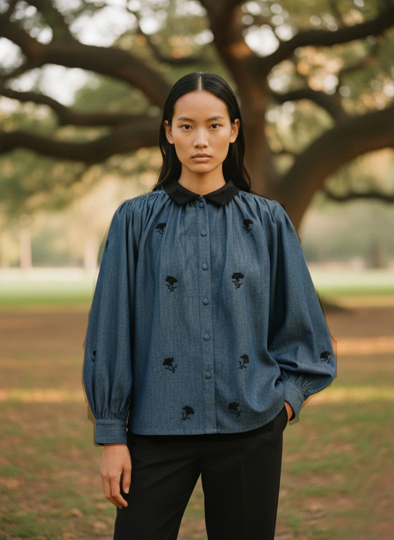 CORA HANDCRAFTED DENIM SHIRT