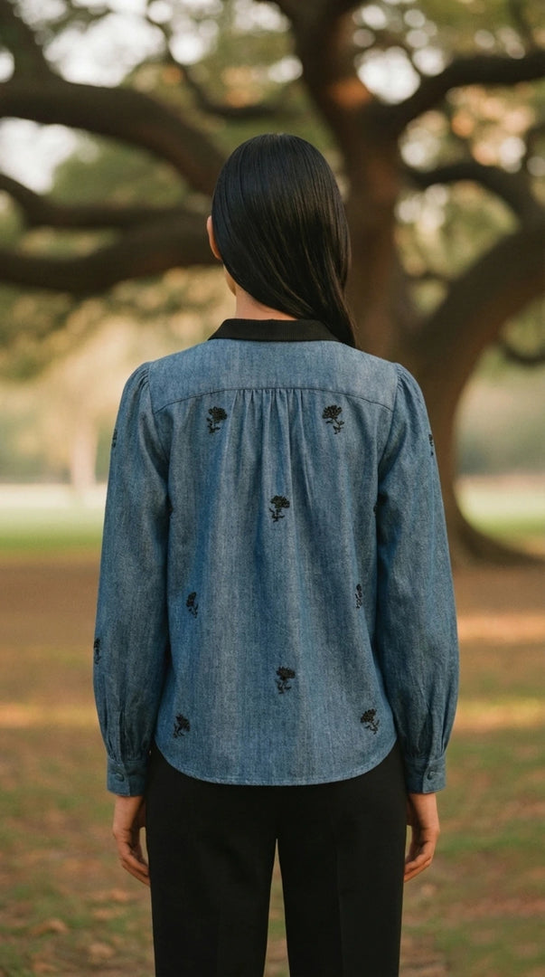 CORA HANDCRAFTED DENIM SHIRT