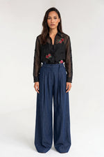 Load image into Gallery viewer, ZAYA HAND-EMBROIDERED SHIRT
