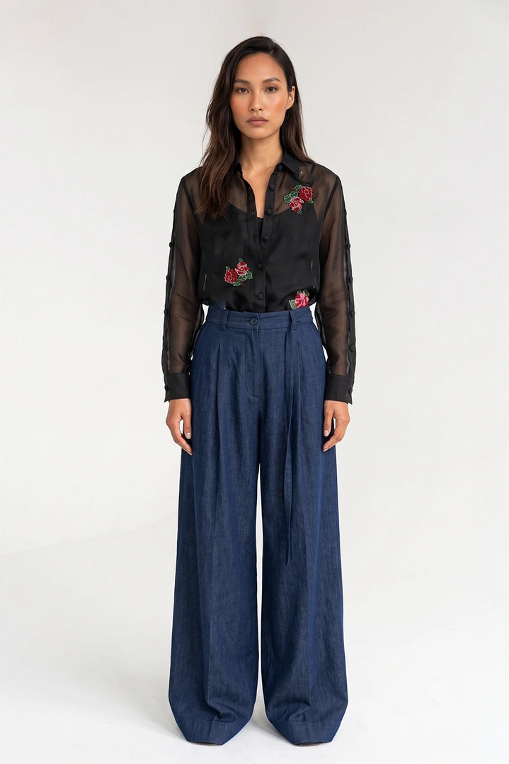 ZAYA HAND-EMBROIDERED SHIRT