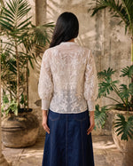 Load image into Gallery viewer, ZOE SHEER HANDCRAFTED SHIRT