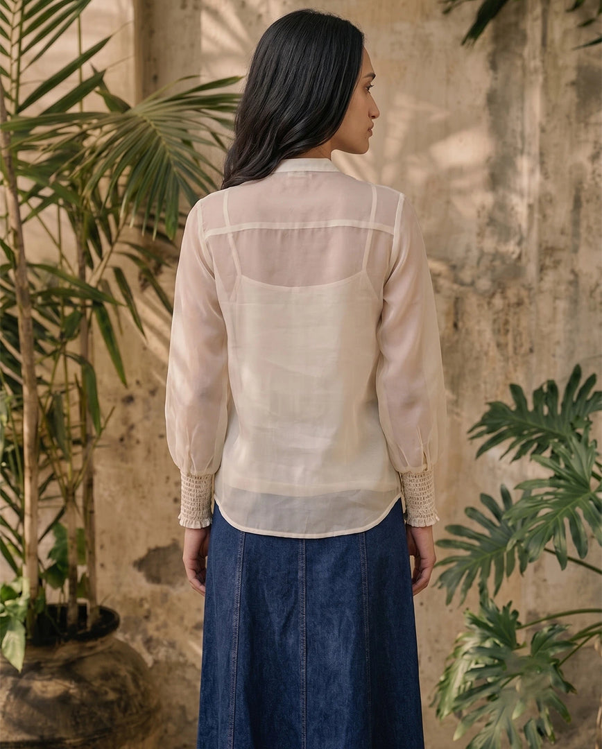 ZOE SHEER HANDCRAFTED SHIRT