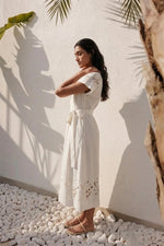 Load image into Gallery viewer, ZORA OPENWORK DRESS