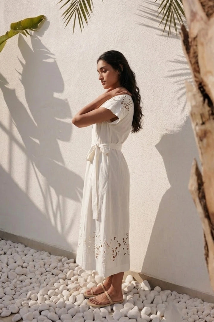 ZORA OPENWORK DRESS